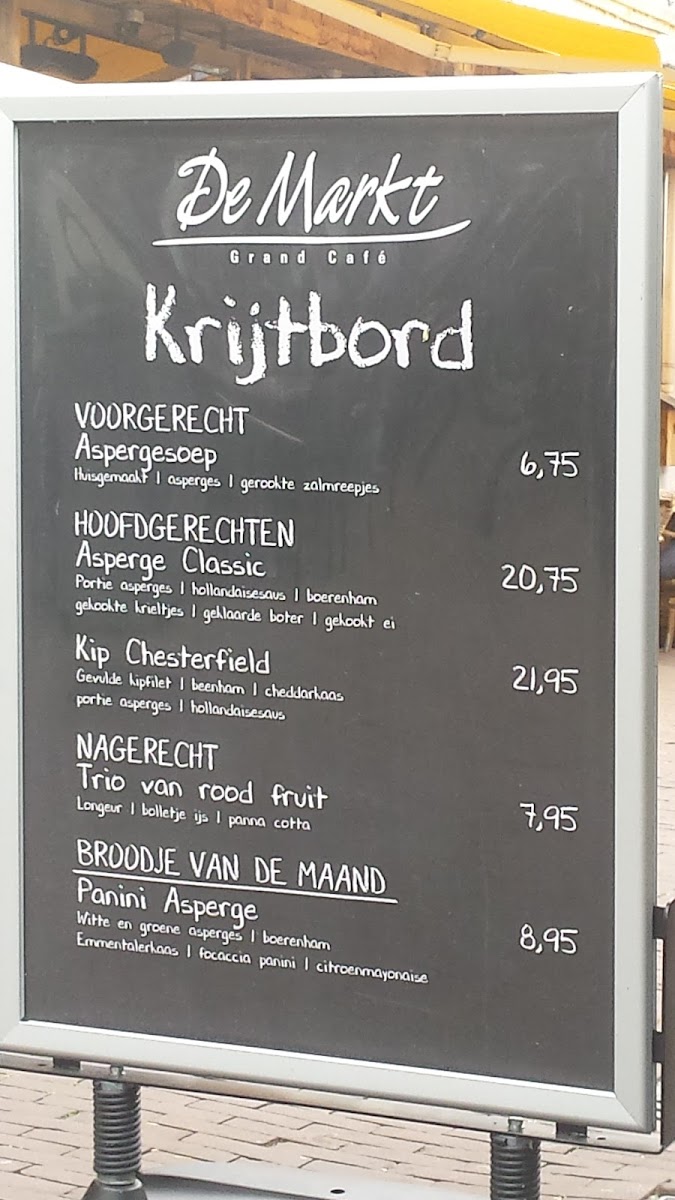 Menu Grand Café 'de Markt'-3