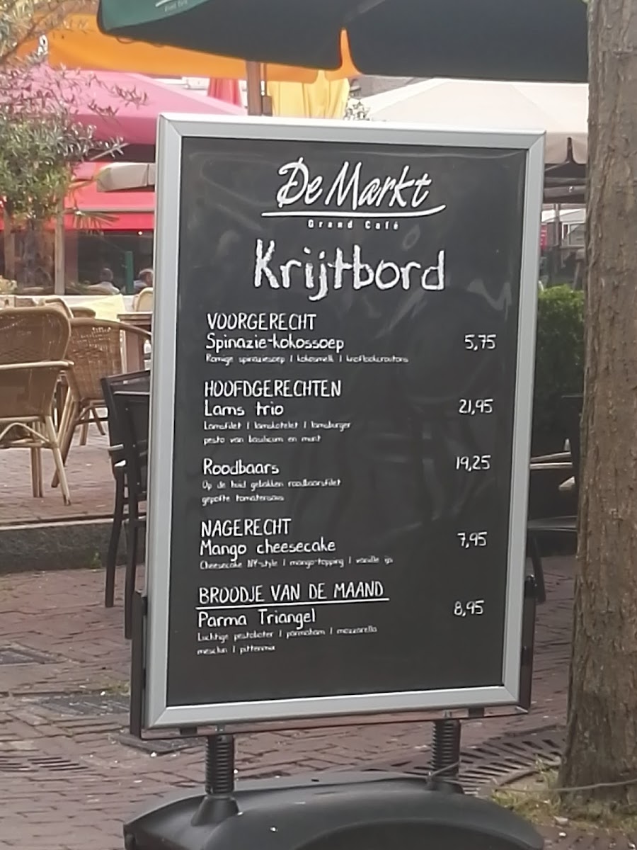 Menu Grand Café 'de Markt'-4